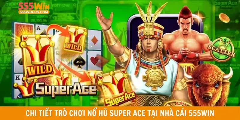Chi tiết trò chơi nổ hũ Super Ace tại nhà cái 555win