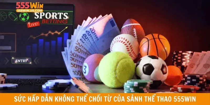 Sức hấp dẫn không thể chối từ của sảnh thể thao 555win